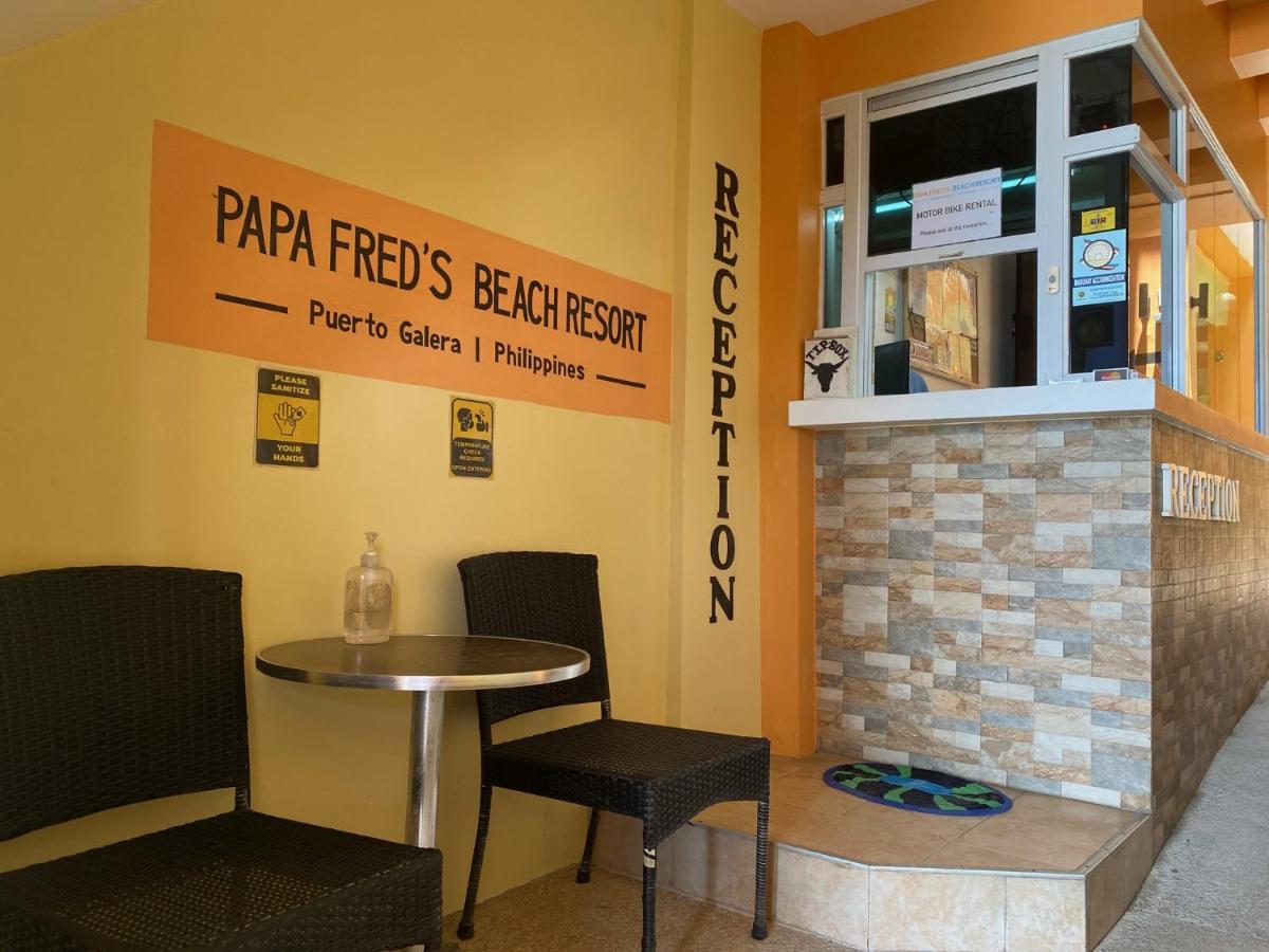 Papa Freds Beach Resort Пуерто-Галера Екстер'єр фото